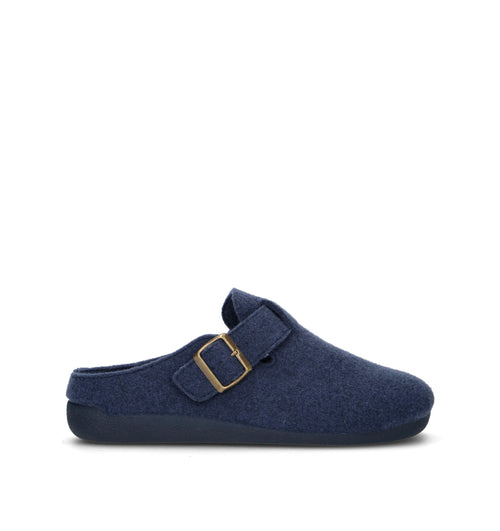 LE TIROLESI Pantofola donna blu