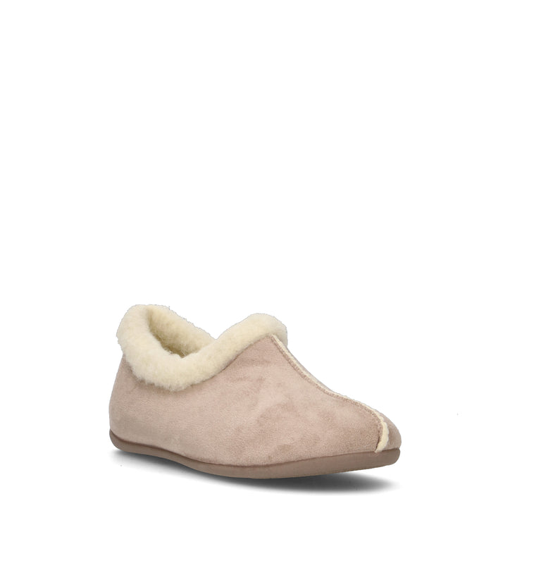 LE TIROLESI Pantofola donna beige