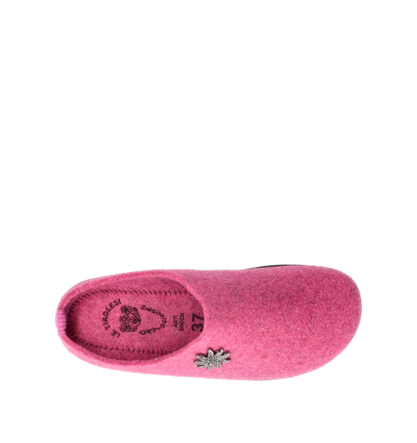 LE TIROLESI Pantofola donna rosa