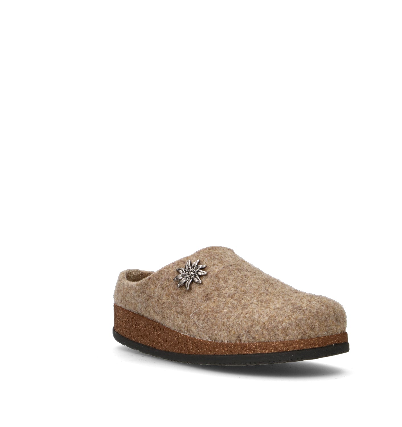 LE TIROLESI Pantofola donna taupe