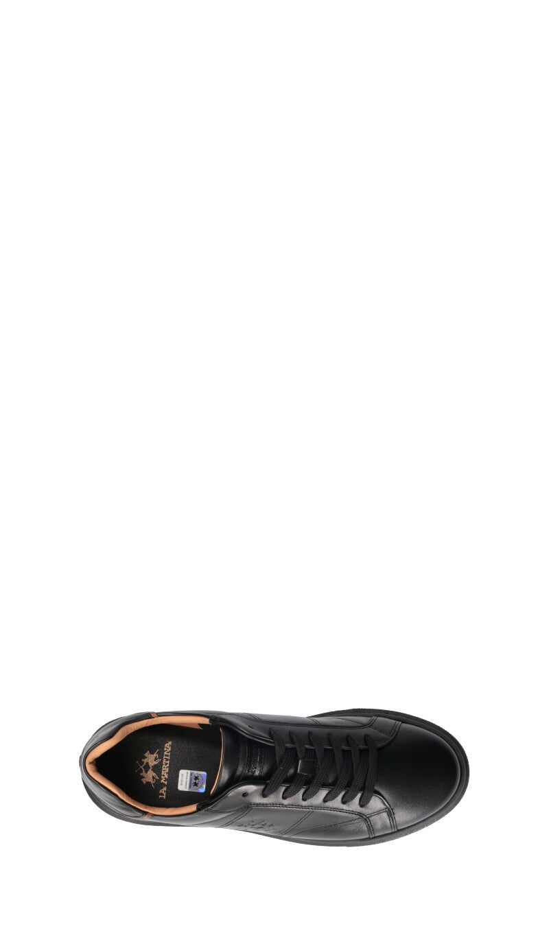 LA MARTINA Sneaker uomo nera in pelle