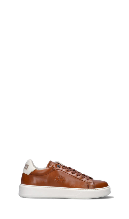 LA MARTINA Sneaker uomo cognac in pelle