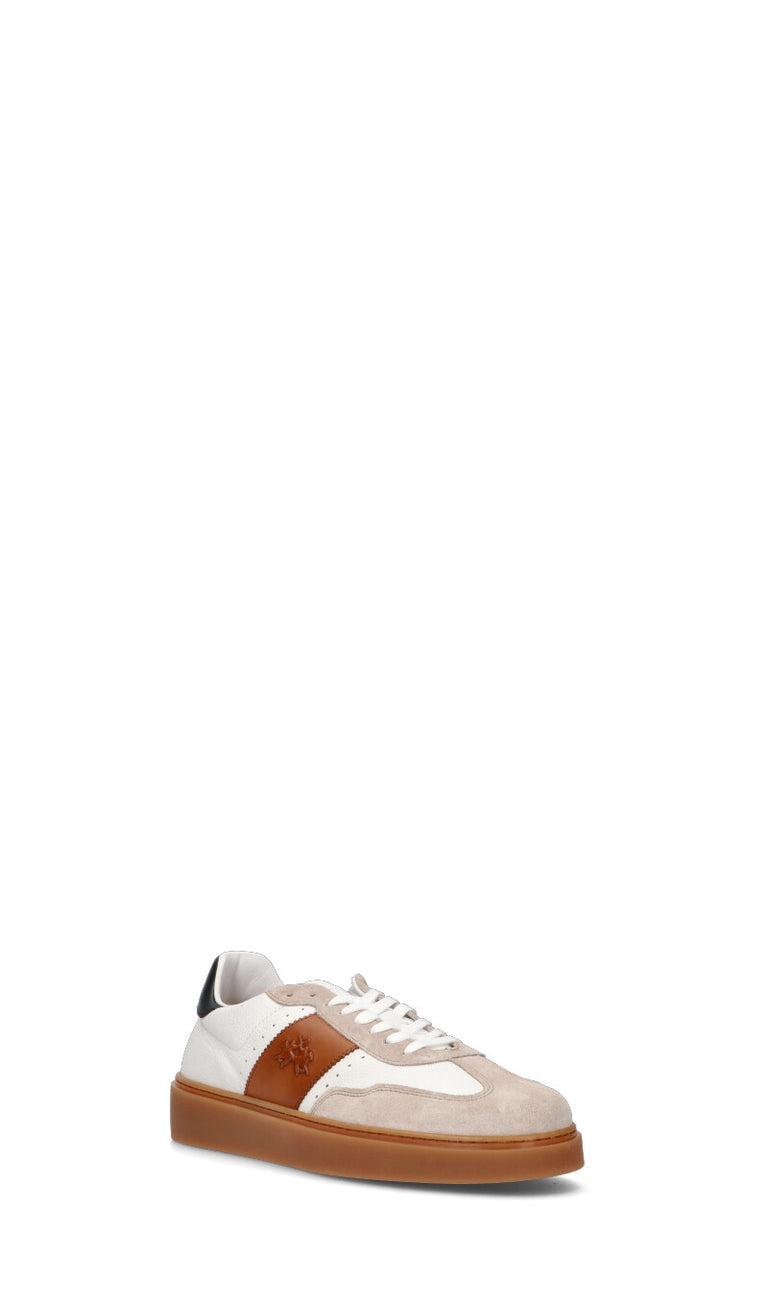 LA MARTINA Sneaker uomo bianca in pelle