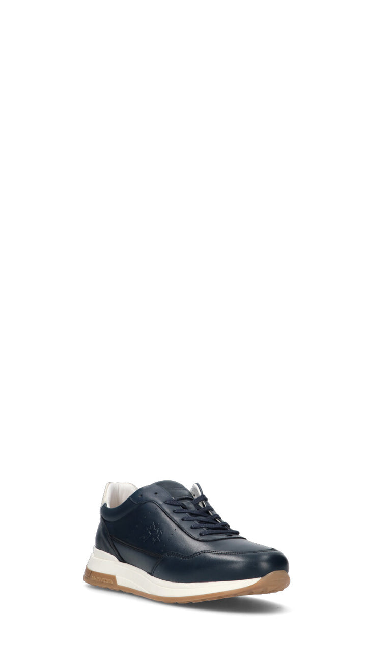 LA MARTINA Sneaker uomo blu in pelle