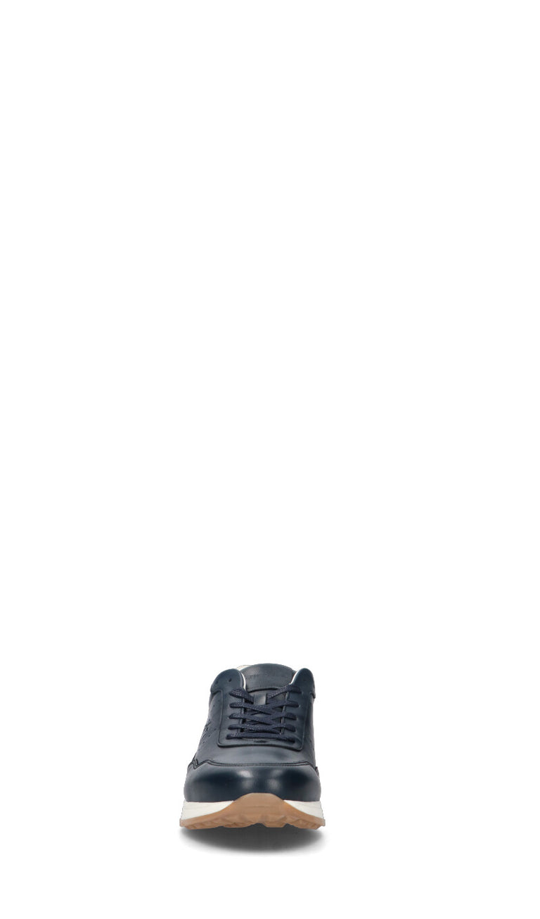 LA MARTINA Sneaker uomo blu in pelle