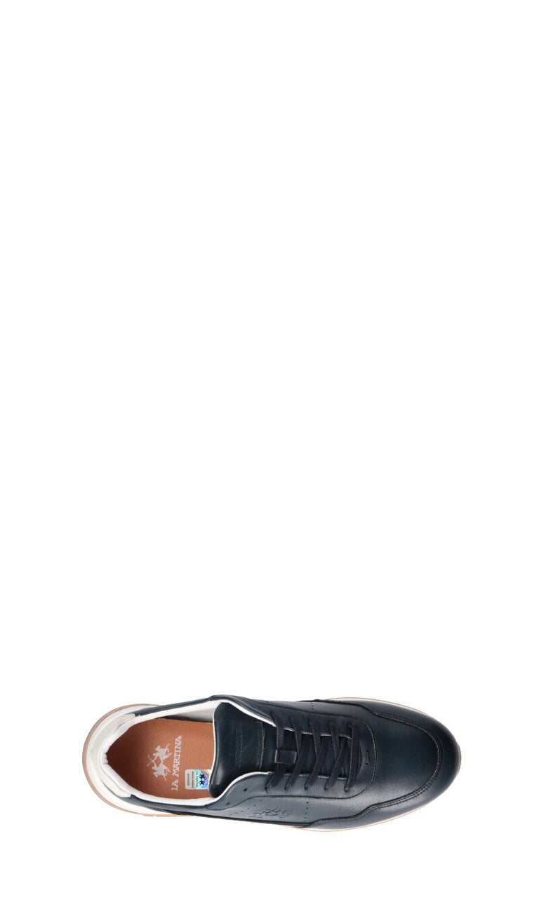 LA MARTINA Sneaker uomo blu in pelle