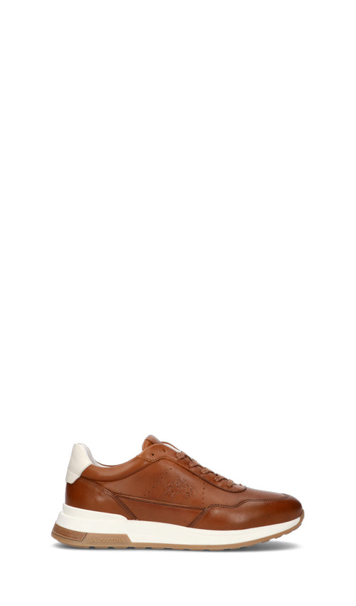 LA MARTINA Sneaker uomo cognac in pelle