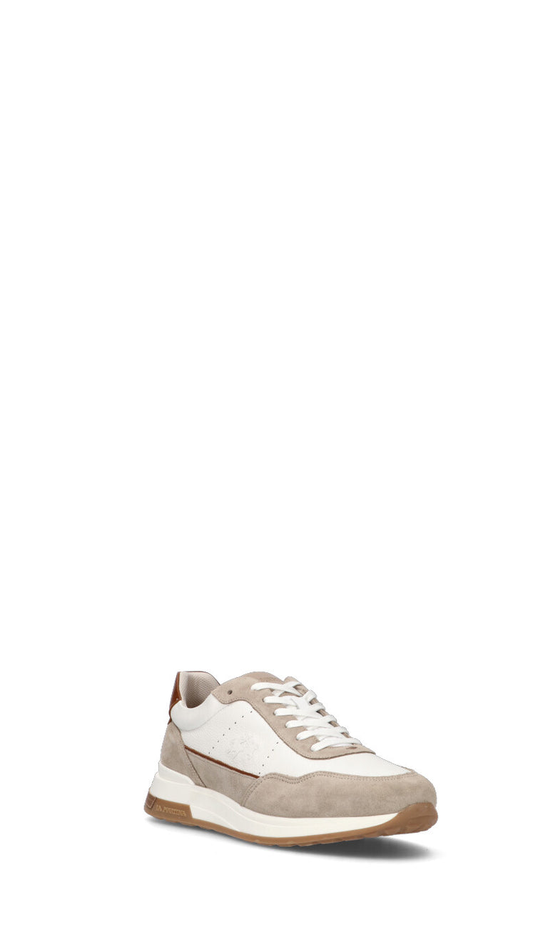 LA MARTINA Sneaker uomo bianca/beige