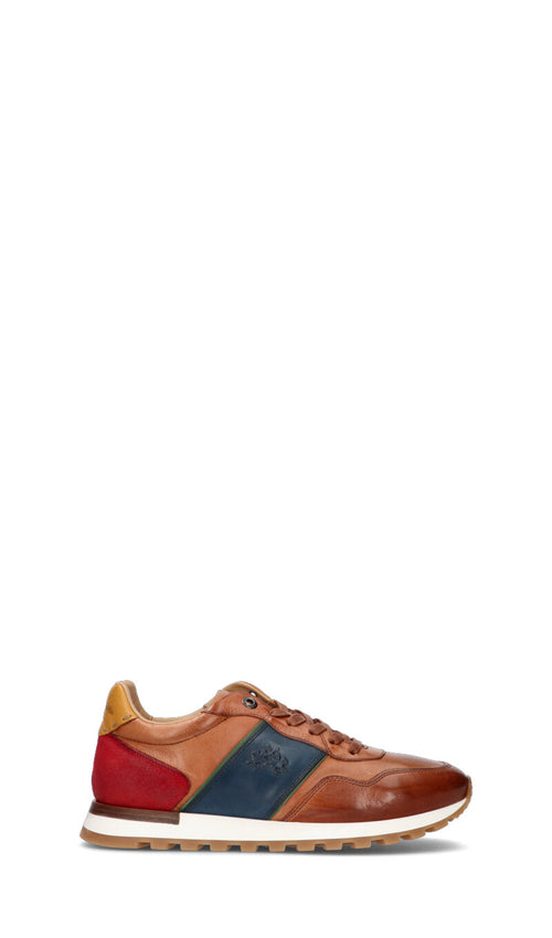 LA MARTINA Sneaker uomo cognac in pelle