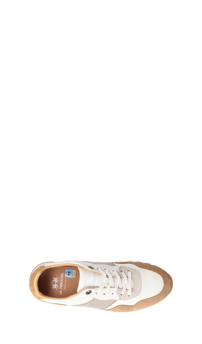 LA MARTINA Sneaker uomo panna/beige in pelle