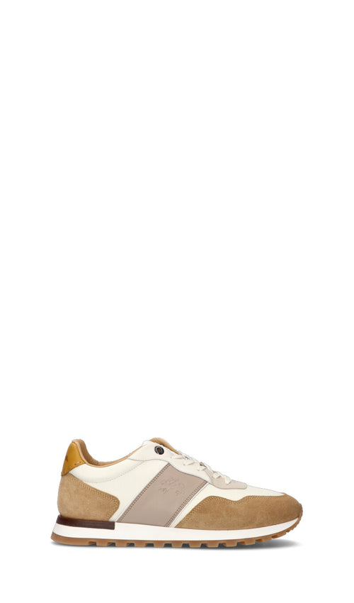 LA MARTINA Sneaker uomo panna/beige in pelle