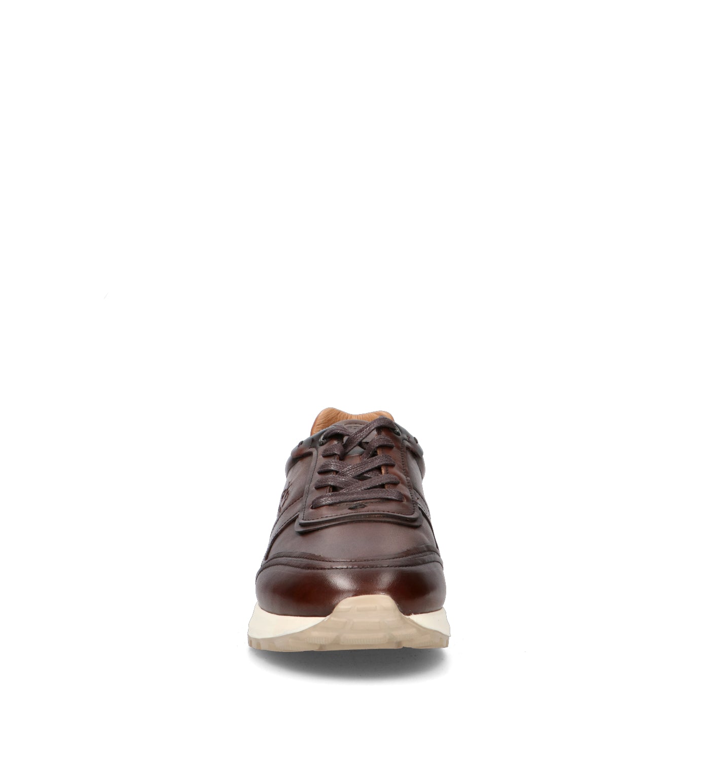LA MARTINA Sneaker uomo testa di moro in pelle