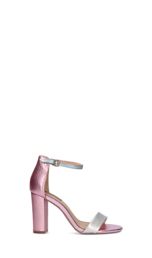 EXE Sandalo donna rosa/argento
