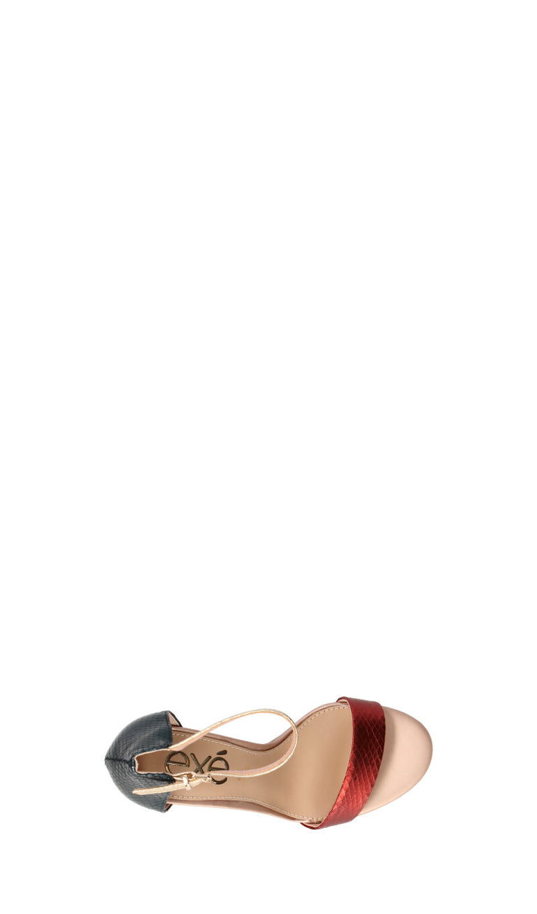 EXE Sandalo donna blu/rosso/rosa