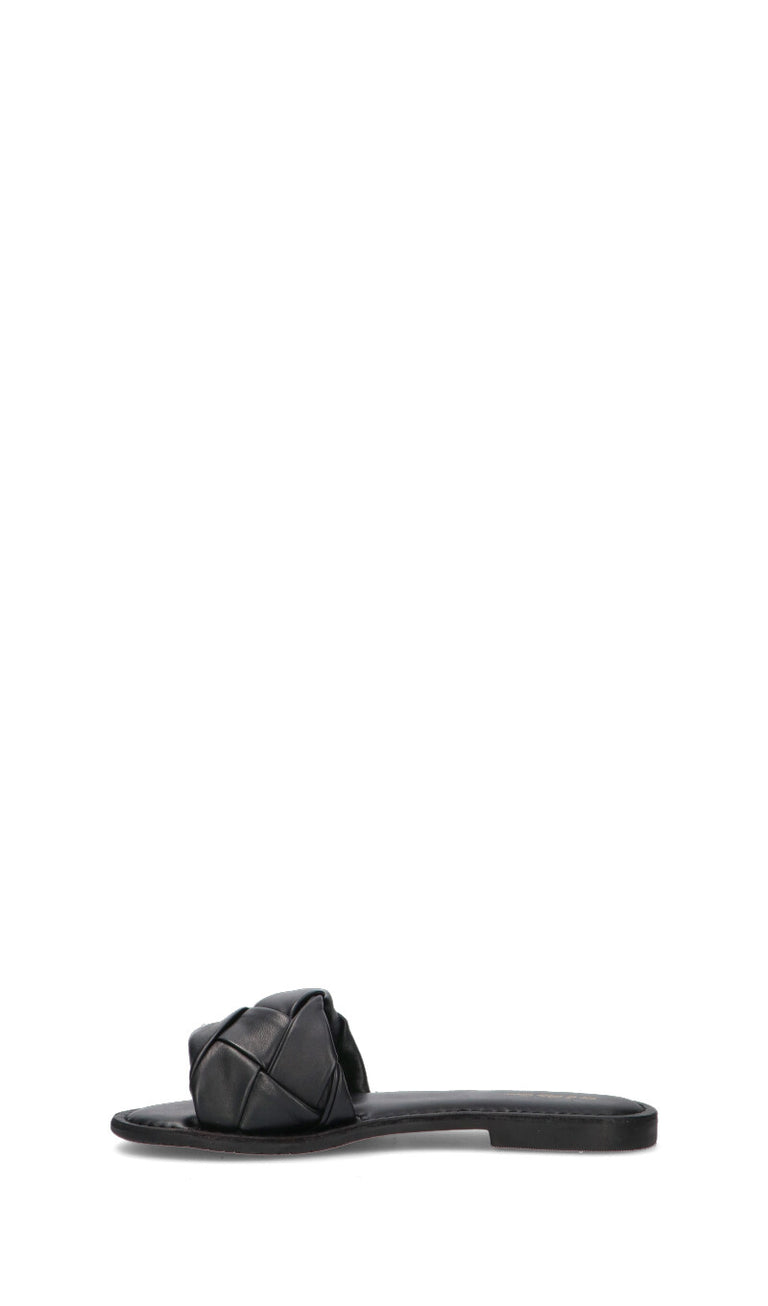 U.S. POLO ASSN. Ciabatta donna nera in pelle