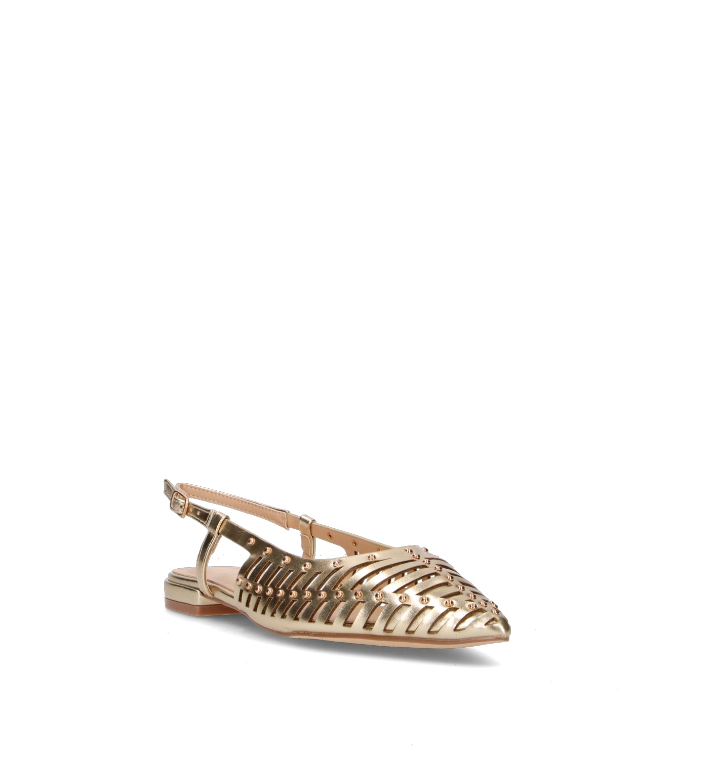 CATCH JUICE Slingback donna platino