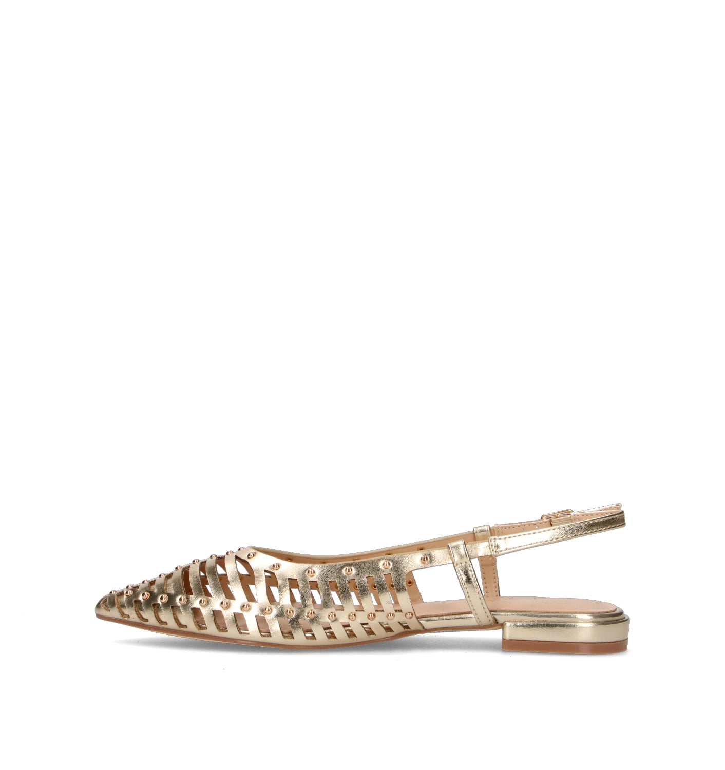 CATCH JUICE Slingback donna platino