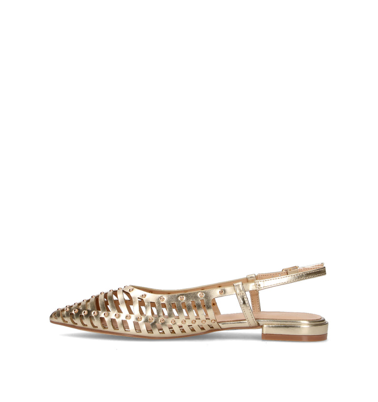 CATCH JUICE Slingback donna platino