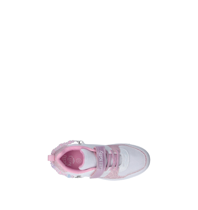 LELLI KELLY Sneaker bimba bianca/rosa