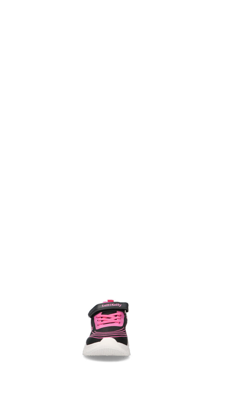 LELLI KELLY Sneaker bimba nera/fucsia