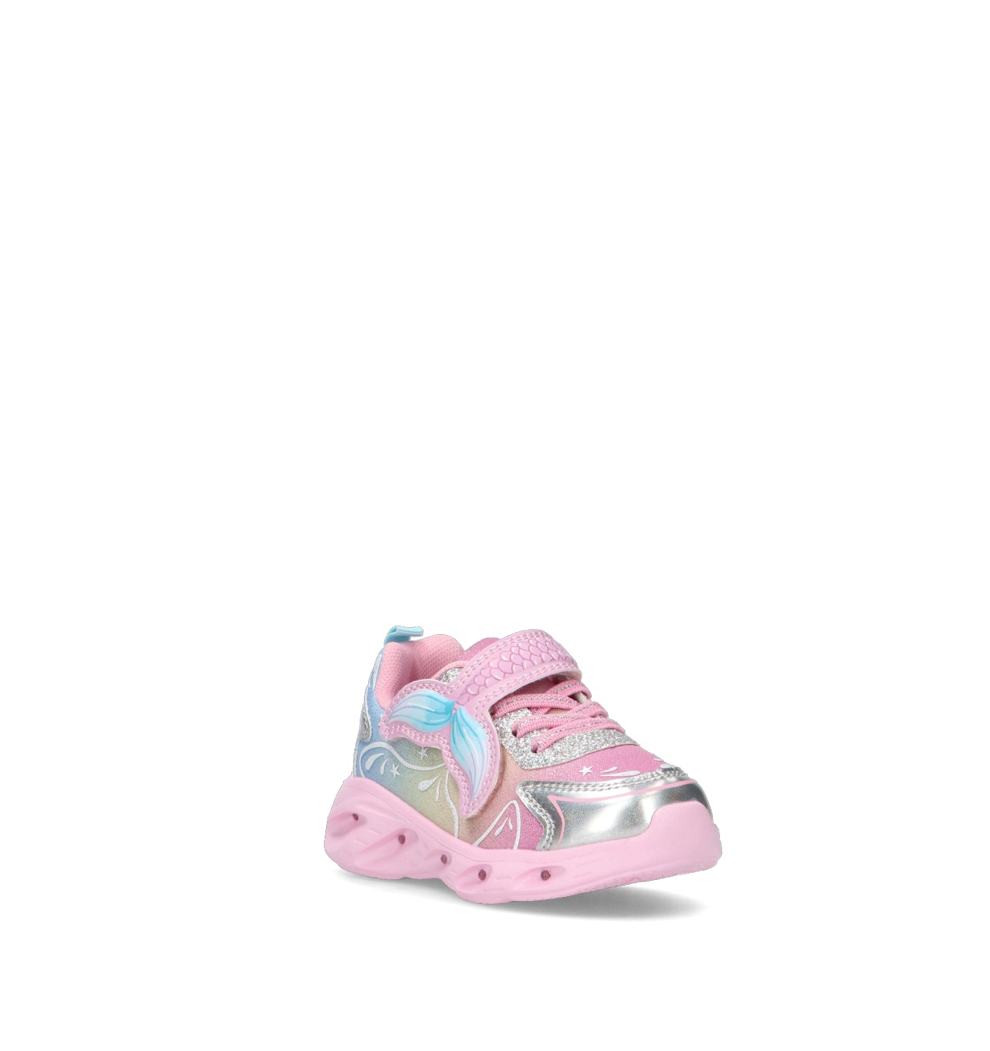 LELLI KELLY Sneaker bimba rosa con luci