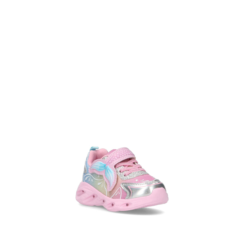 LELLI KELLY Sneaker bimba rosa con luci