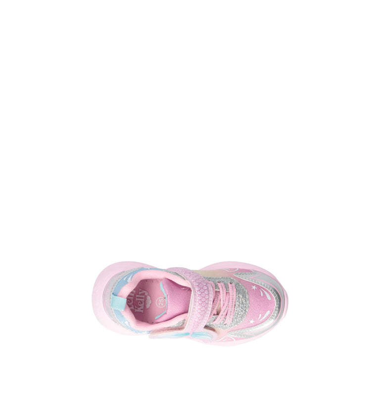LELLI KELLY Sneaker bimba rosa con luci