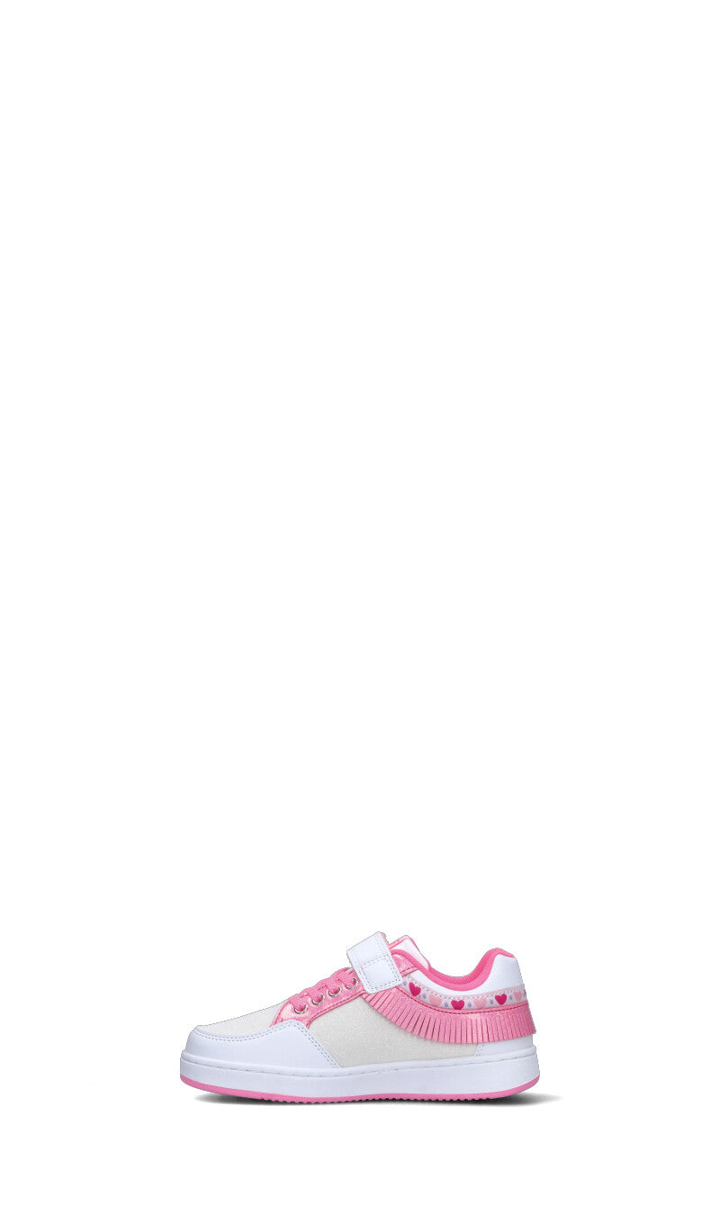 LELLI KELLY Sneaker bimba bianca/rosa con luci