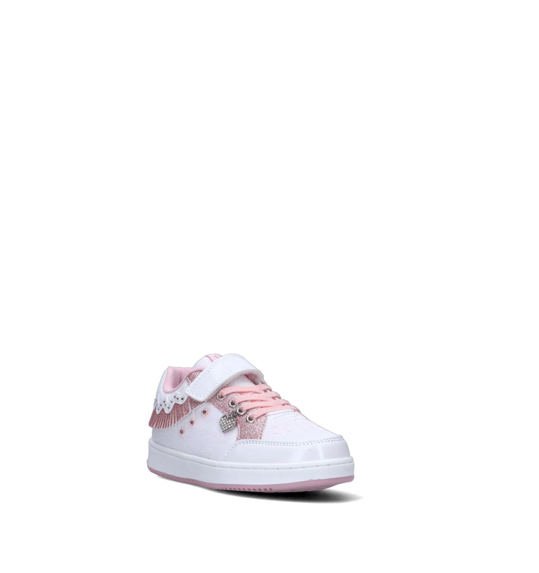 LELLI KELLY Sneaker bimba bianca/rosa