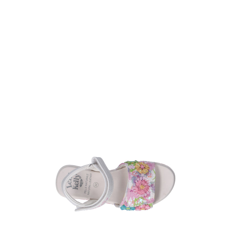 LELLI KELLY Sandalo bimba bianco