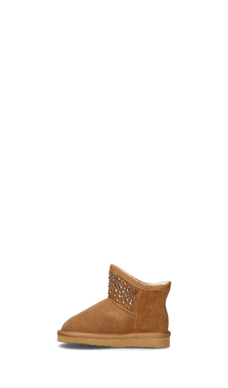 LELLI KELLY Stivaletto pelo bimba marrone in suede