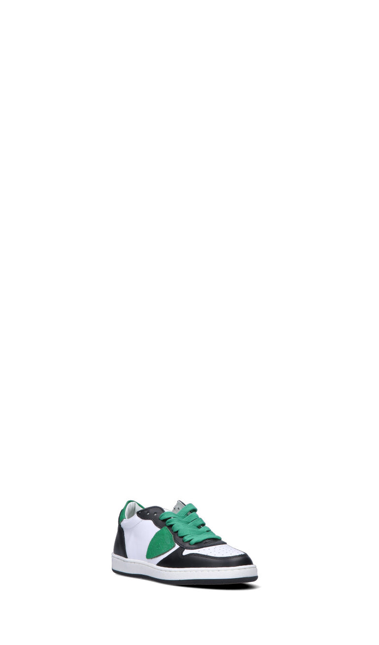 PHILIPPE MODEL Sneaker bimba bianca/nera/verde