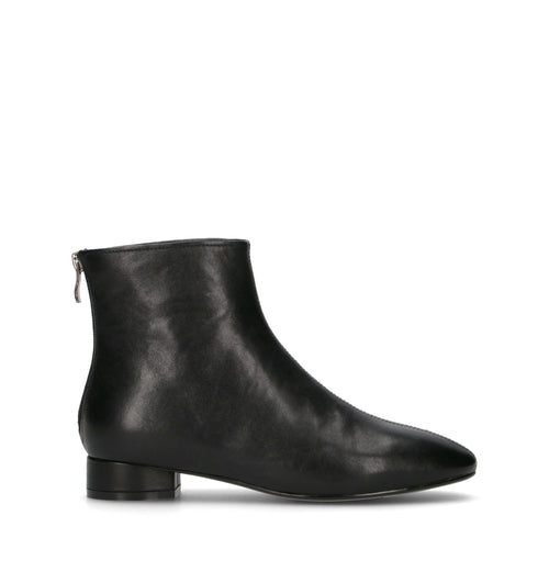 LOAFER Tronchetto donna nero in pelle