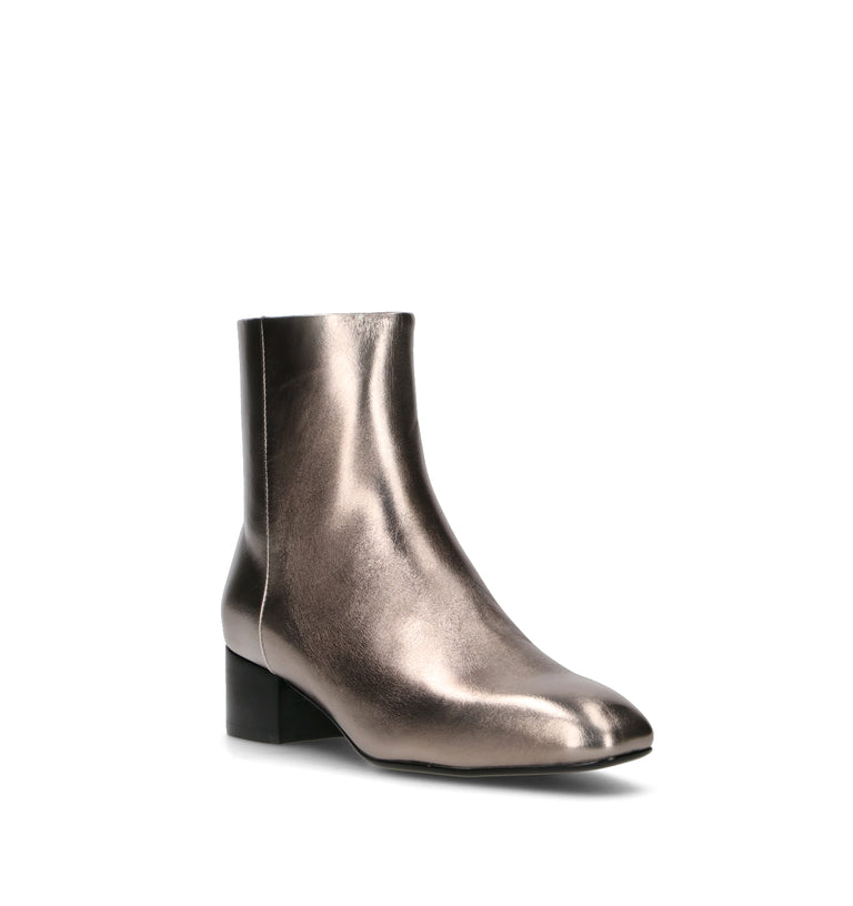 LOAFER Tronchetto donna canna di fucile in pelle