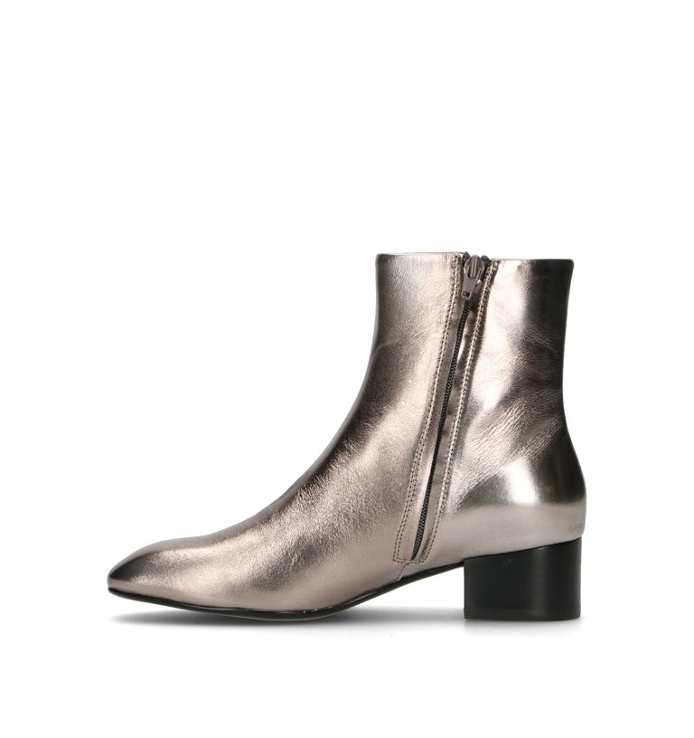 LOAFER Tronchetto donna canna di fucile in pelle