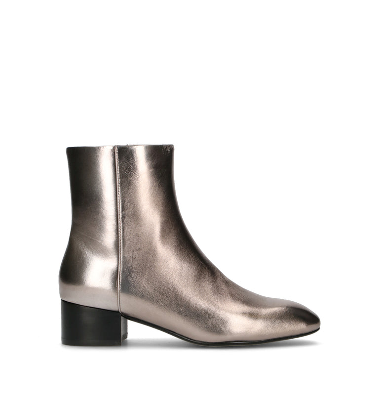 LOAFER Tronchetto donna canna di fucile in pelle