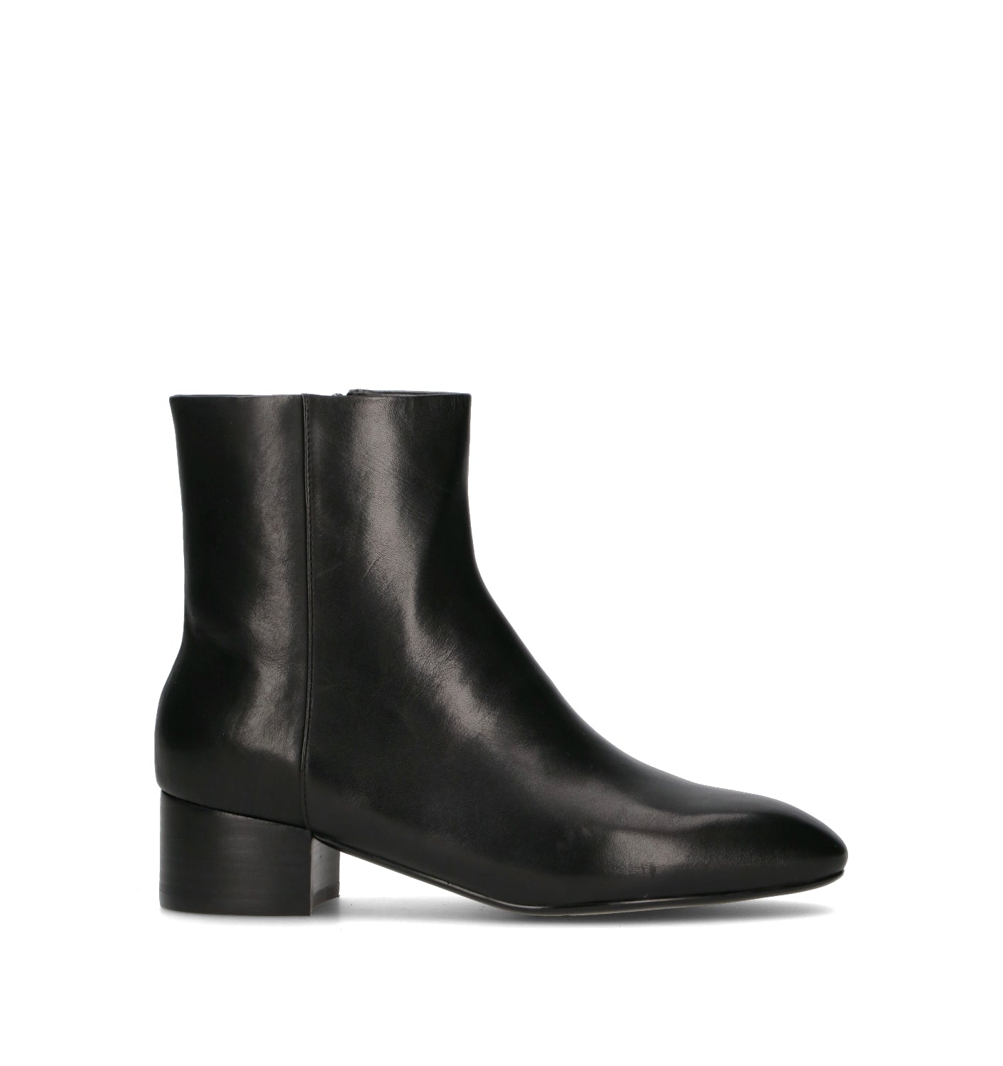 LOAFER Tronchetto donna nero in pelle