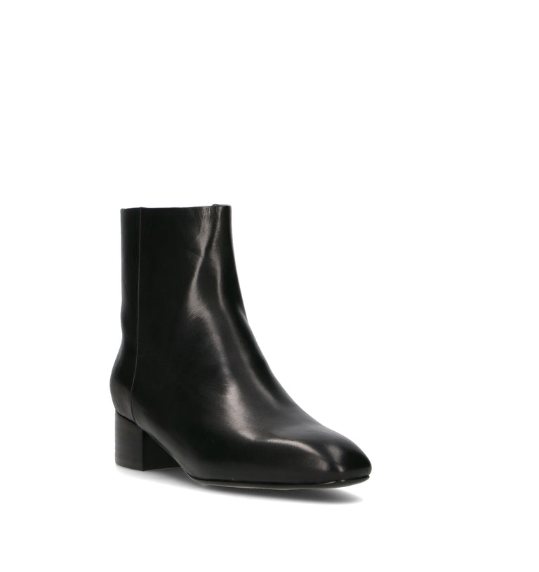 LOAFER Tronchetto donna nero in pelle