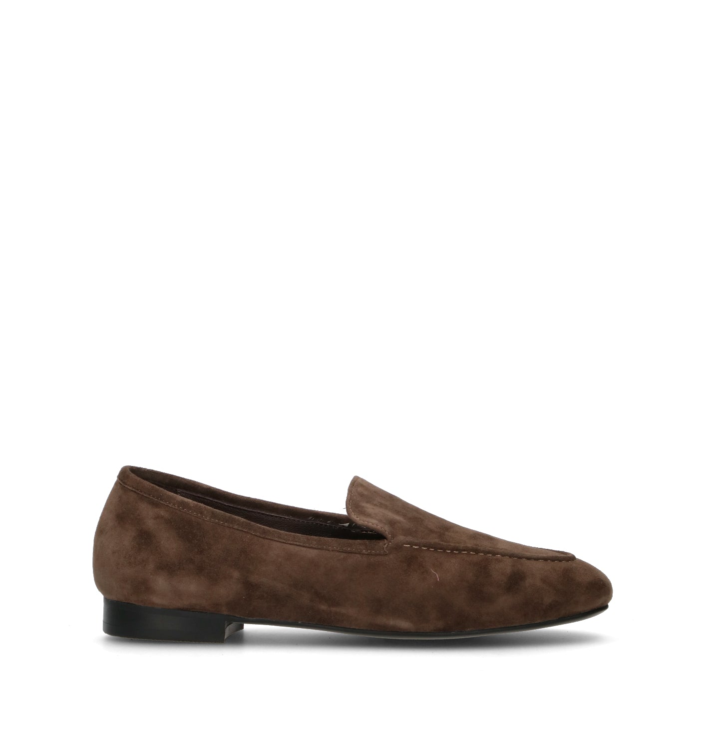 LOAFER Mocassino donna marrone in suede