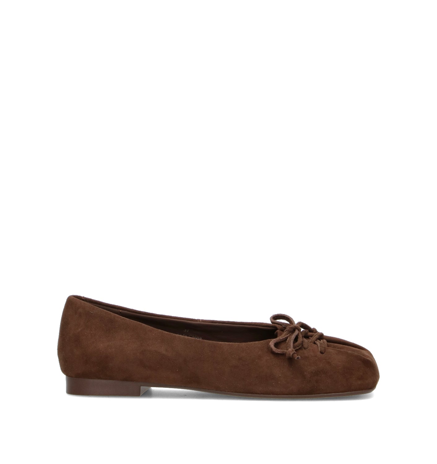 LOAFER Ballerina donna marrone in suede