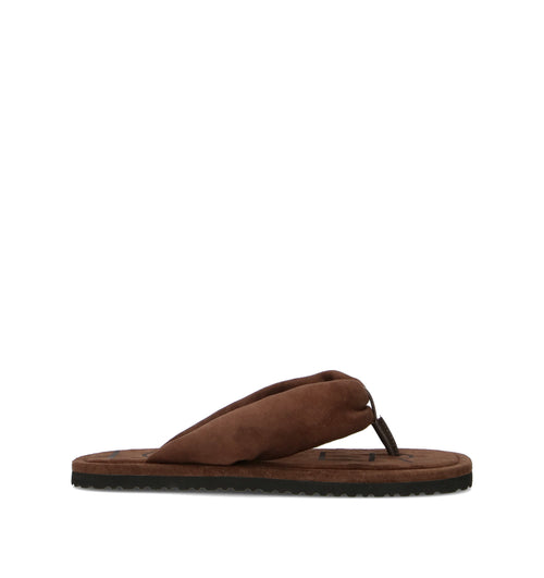 LOAFER Ciabatta donna marrone in suede