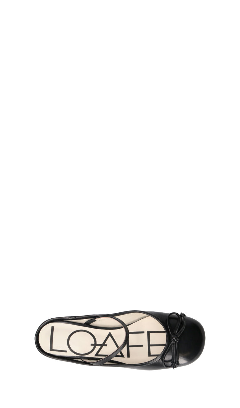 LOAFER Ballerina donna nera in pelle