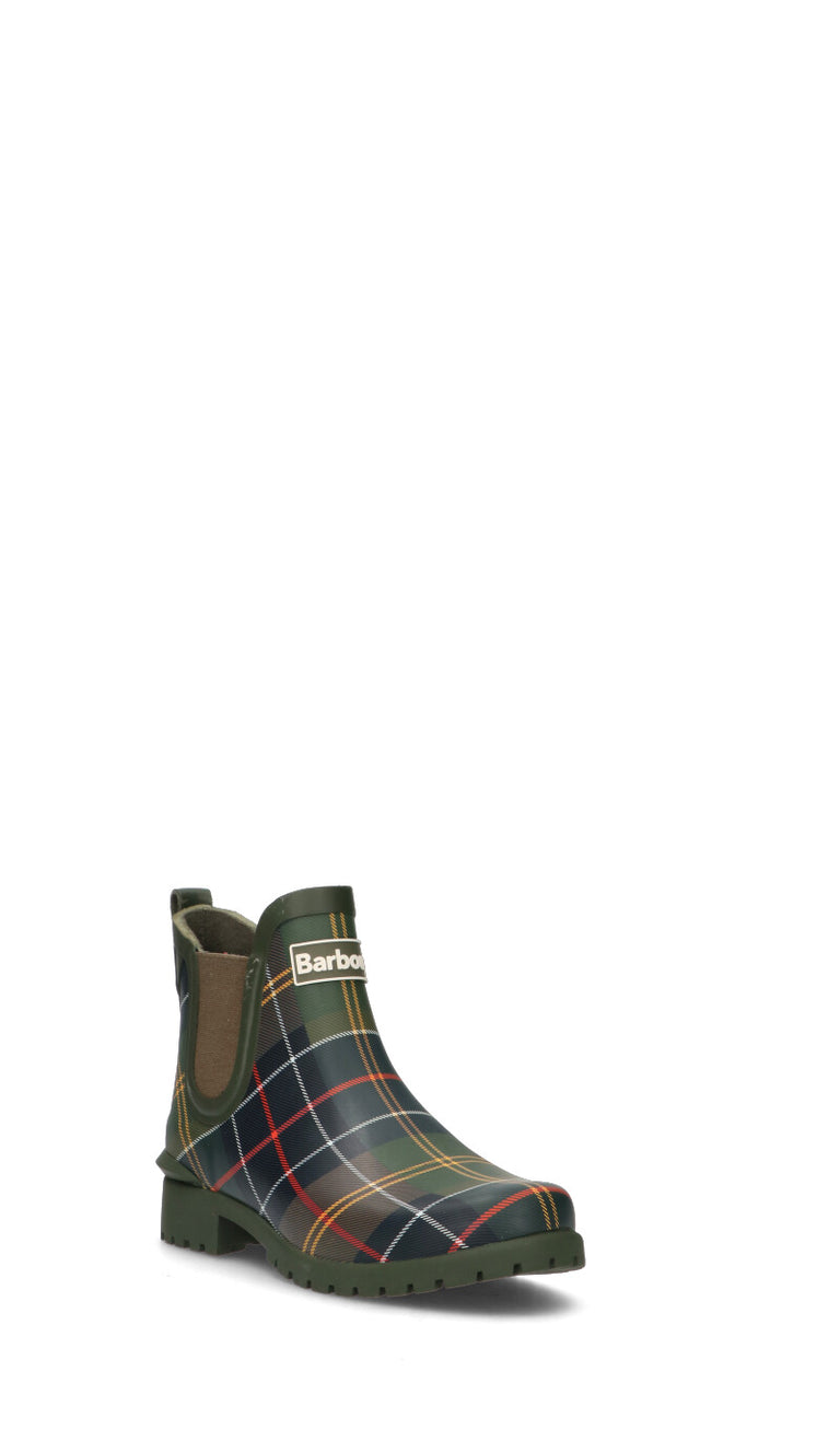 BARBOUR Stivale pioggia donna tartan