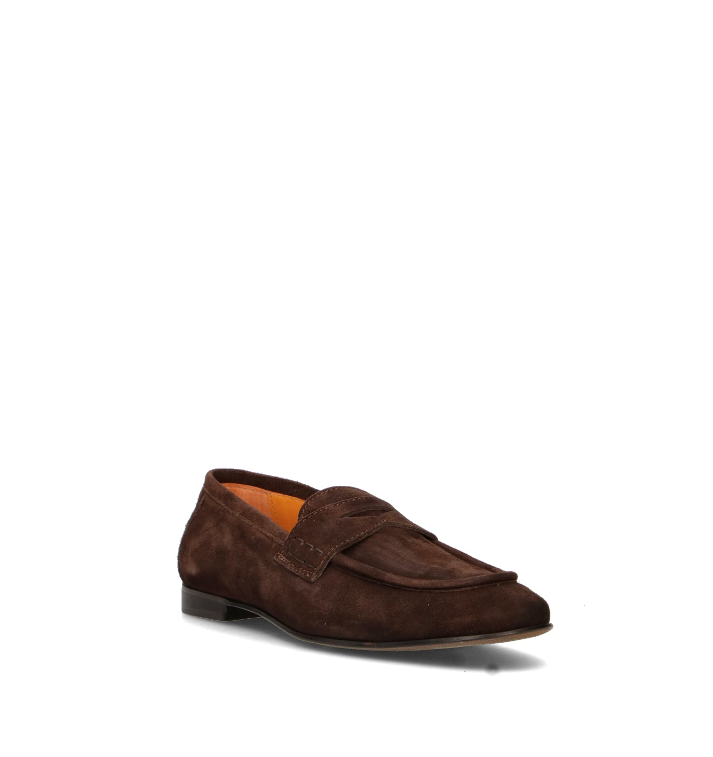 LORENZO TERRA Mocassino uomo testa di moro in suede