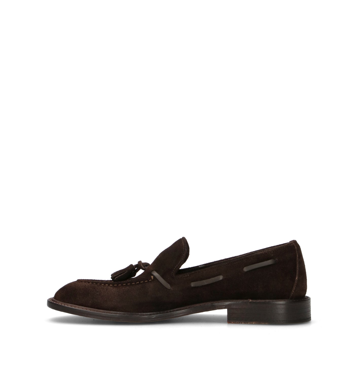 LORENZO TERRA Mocassino uomo marrone in suede
