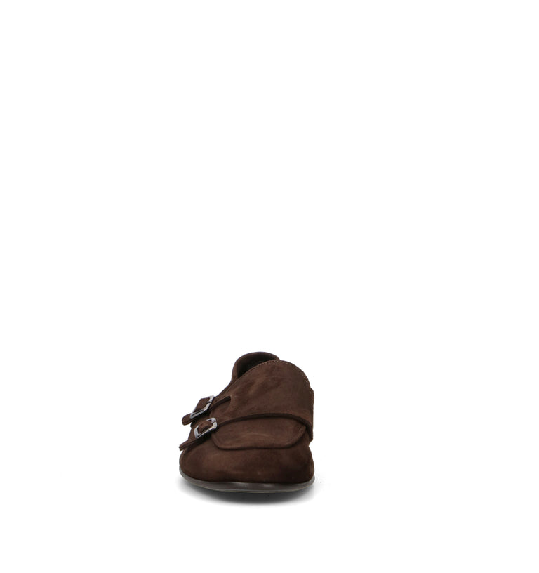 LORENZO TERRA Mocassino uomo testa di moro in suede
