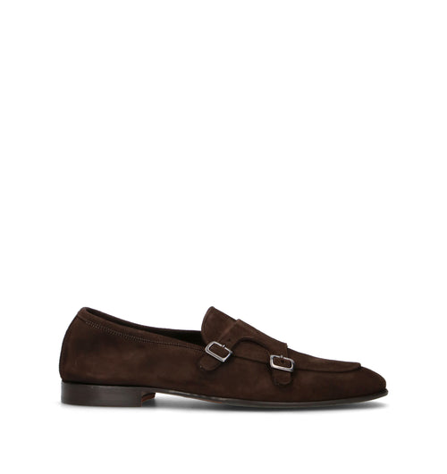 LORENZO TERRA Mocassino uomo testa di moro in suede