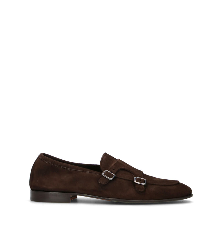 LORENZO TERRA Mocassino uomo testa di moro in suede