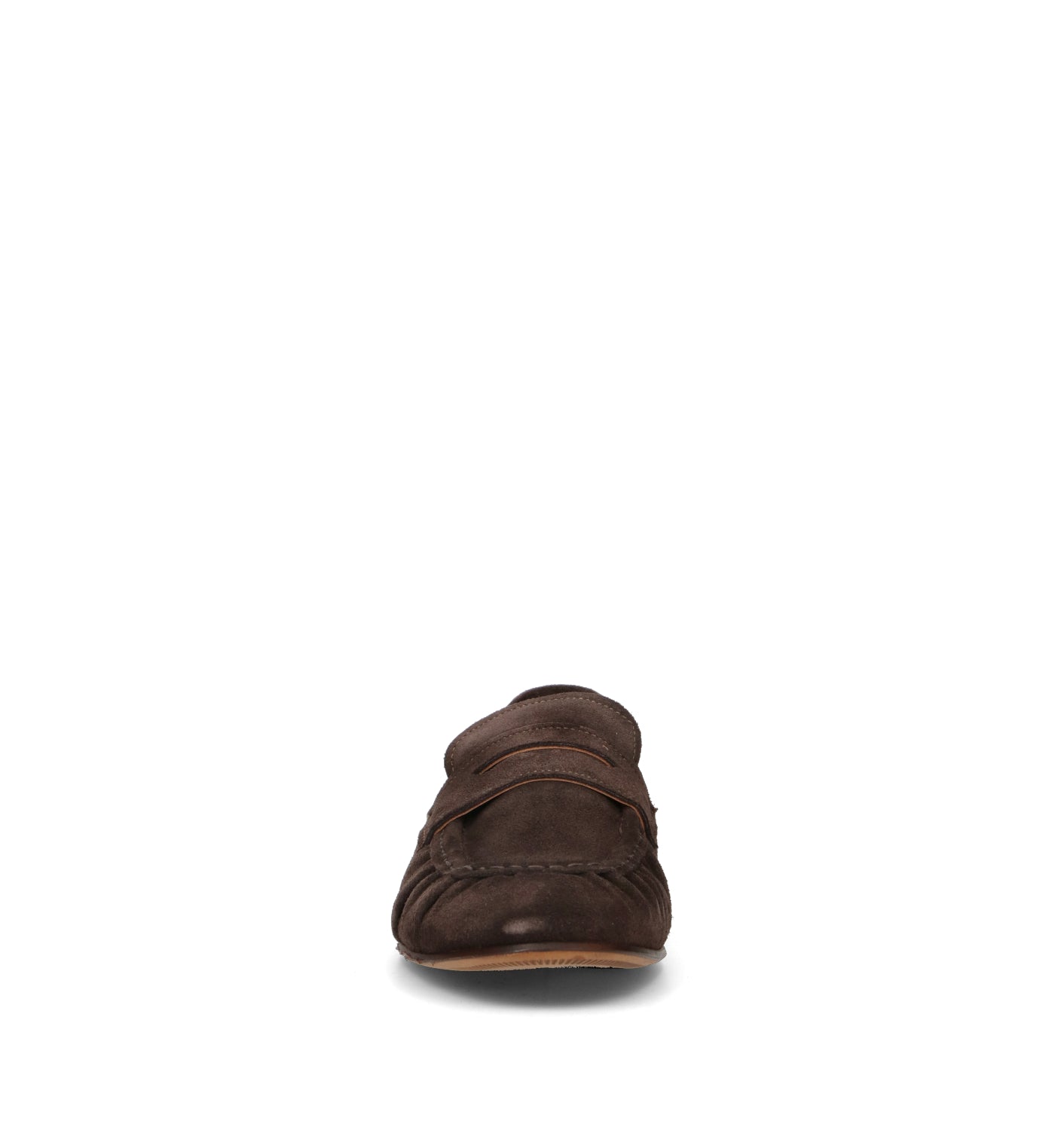LORENZO TERRA Mocassino uomo testa di moro in suede