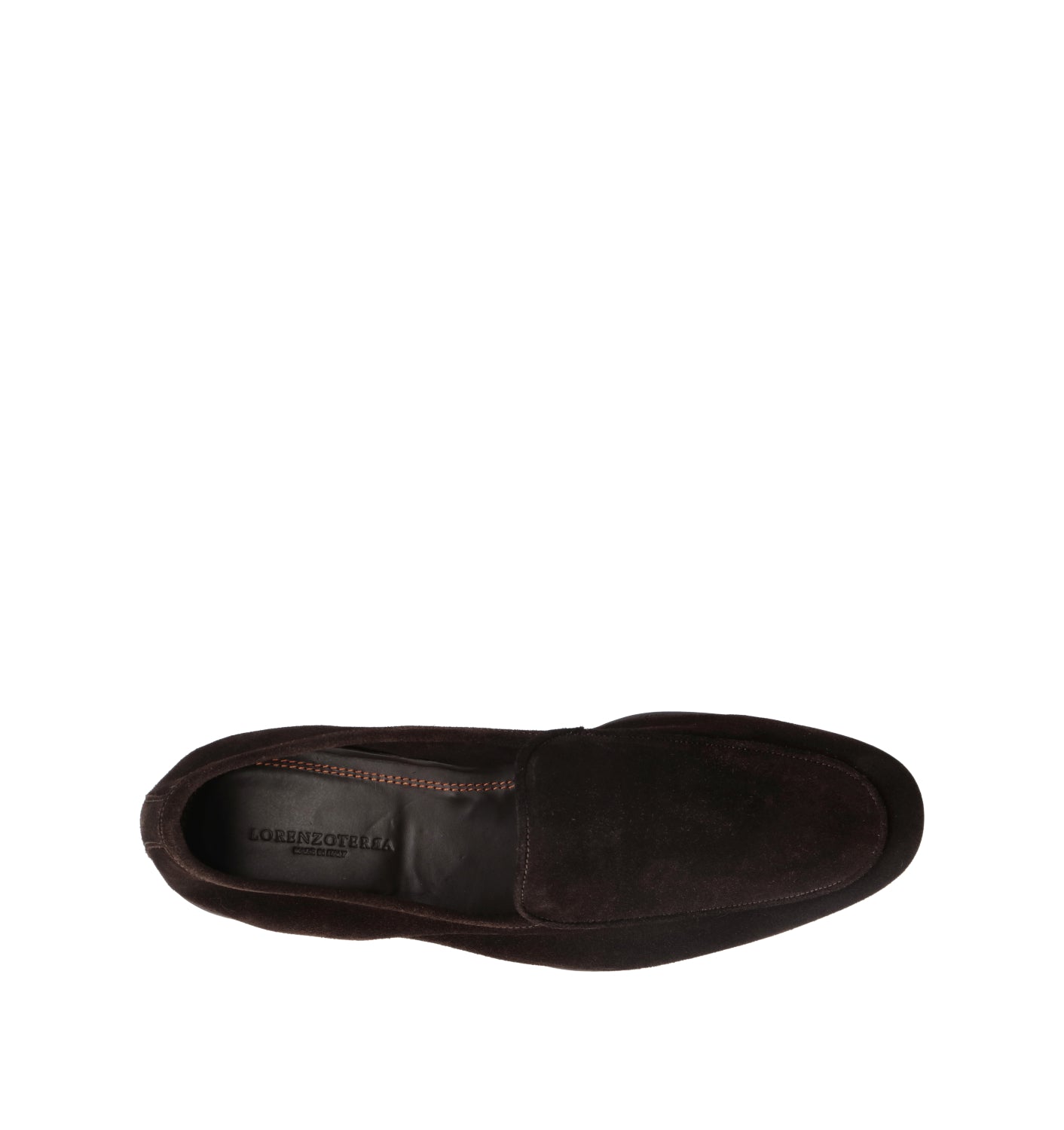 LORENZO TERRA Mocassino uomo marrone in suede